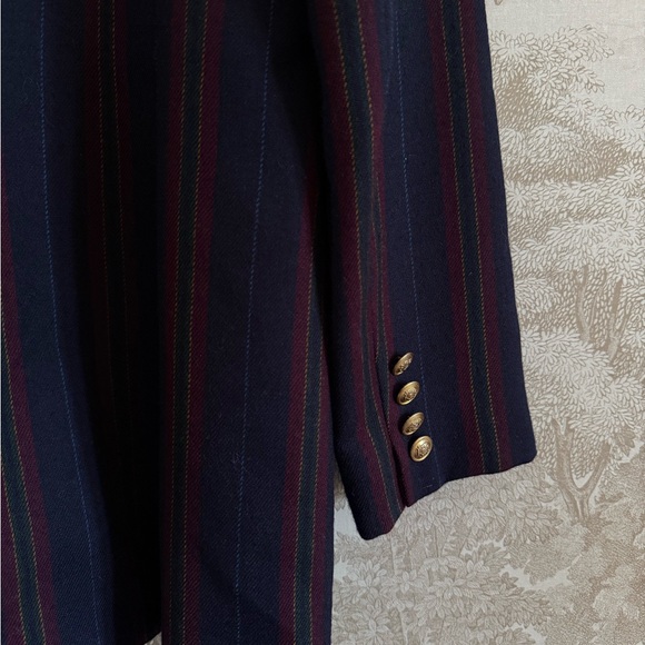 Vintage HTF 100% Wool Ralph Lauren Embroidered Blazer - Picture 6 of 16